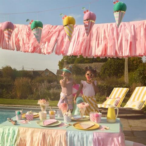 Meri Meri - Dondurma Kap Ve Kaşıkları - 8 Adet