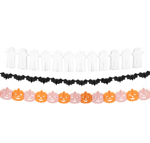 Meri Meri - Tissue Paper Halloween Garlands - Cadılan Bayramı Asılan Süs