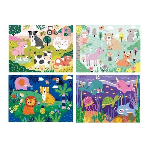 Auzou Toys - My 4 Progressive Jigsaw Puzzles