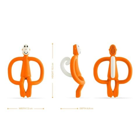 Matchstick Monkey Silikon Dis Kaşıyıcı - Monkey (Turuncu)