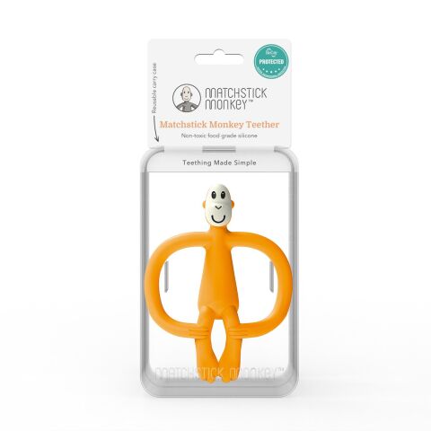 Matchstick Monkey Silikon Dis Kaşıyıcı - Monkey (Turuncu)