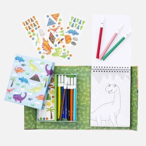 Tiger Tribe Boyama Seti / Dinosaur - Colouring Set