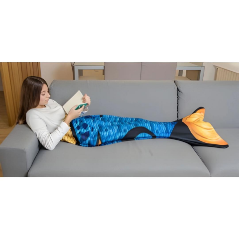 Kuaki Mermaids Deniz Kızı Kostümlü TV Battaniyesi Fantasy