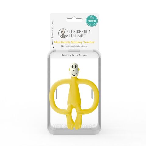 Matchstick Monkey Silikon Dis Kaşıyıcı - Monkey (Sarı)