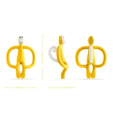 Matchstick Monkey Silikon Dis Kaşıyıcı - Monkey (Sarı)