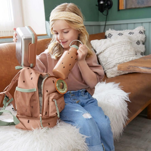 Lassig Happy Prints Çelik Matara Caramel 500ml