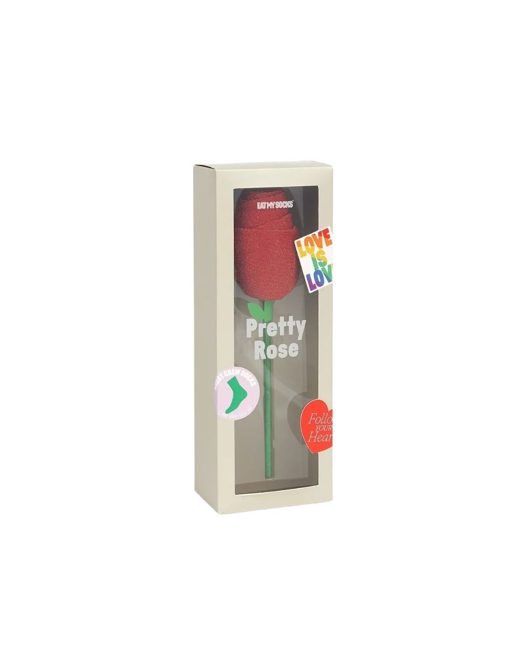 Eat My Socks - Pretty Red Rose Yetişkin Çorap