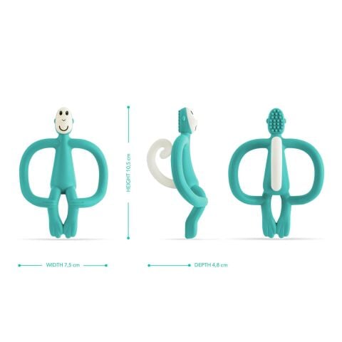 Matchstick Monkey Silikon Dis Kaşıyıcı - Monkey (Turkuaz)