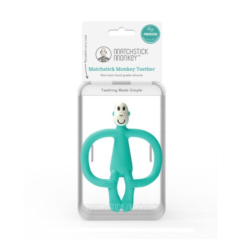 Matchstick Monkey Silikon Dis Kaşıyıcı - Monkey (Turkuaz)