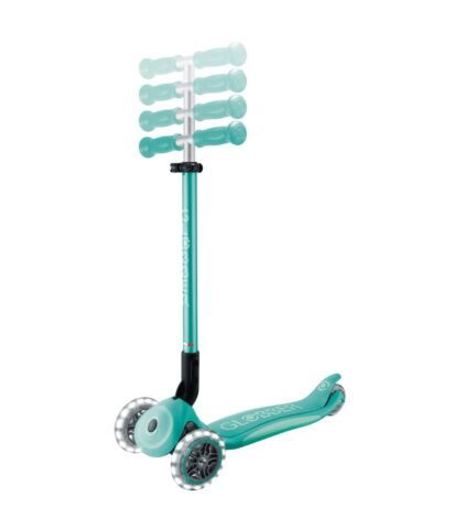 Globber Elite Deluxe Işıklı Scooter - Koyu Mint