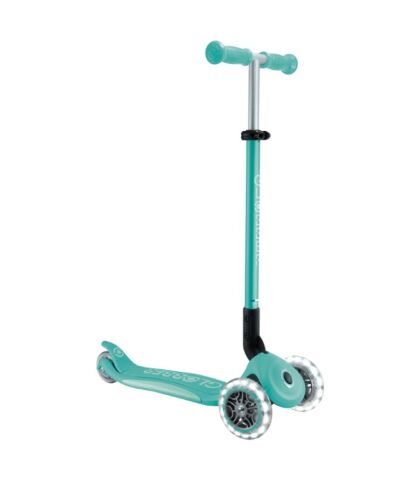 Globber Elite Deluxe Işıklı Scooter - Koyu Mint