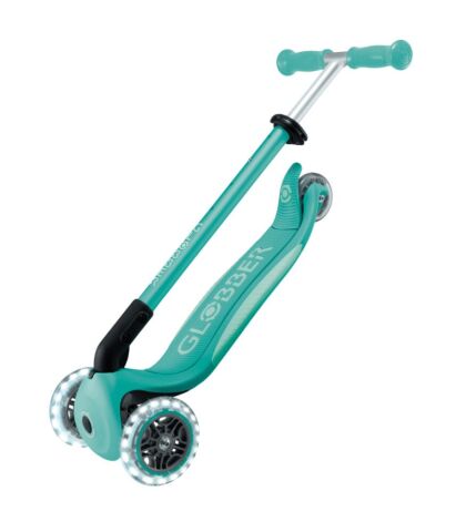 Globber Elite Deluxe Işıklı Scooter - Koyu Mint