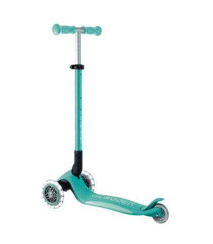 Globber Elite Deluxe Işıklı Scooter - Koyu Mint
