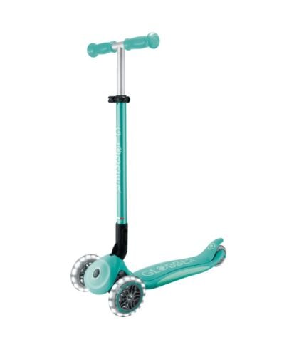 Globber Elite Deluxe Işıklı Scooter - Koyu Mint