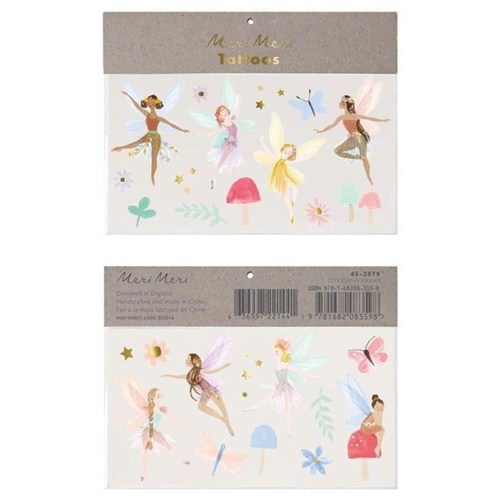 Meri Meri - Fairy Tattoos - Peri Kızı Geçici Dövme - L