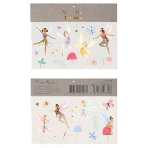Meri Meri - Fairy Tattoos - Peri Kızı Geçici Dövme - L