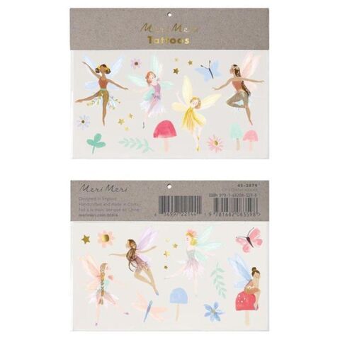 Meri Meri - Fairy Tattoos - Peri Kızı Geçici Dövme - L