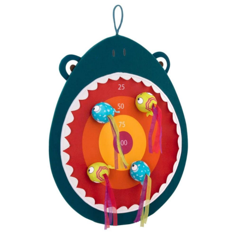 B.Toys Dart Köpekbalığı - Dart Board Game - Hungry Toss