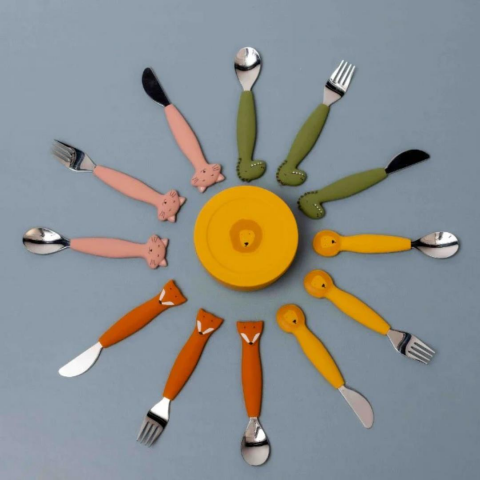 Trixie Silikon Çatal Bıçak Kaşık Takımı // Mr. Fox