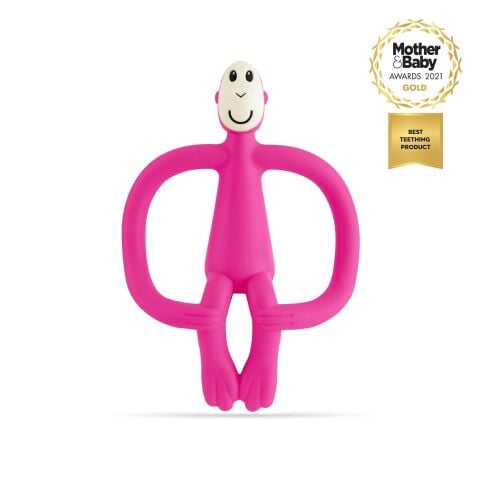Matchstick Monkey Silikon Dis Kaşıyıcı - Monkey (Pembe)