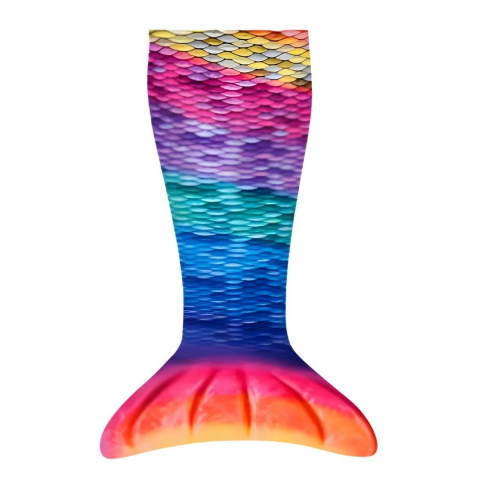 Kuaki Mermaids Deniz Kızı Kostümlü TV Battaniyesi Rainbow