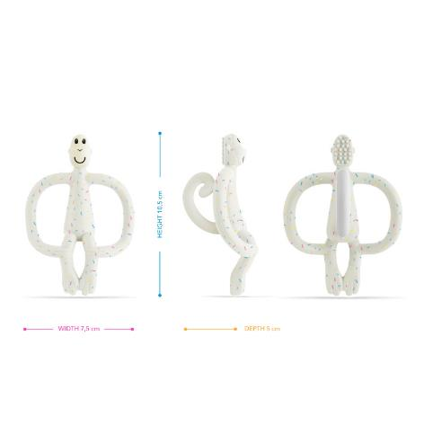 Matchstick Monkey Silikon Dis Kaşıyıcı - Monkey (Konfeti)