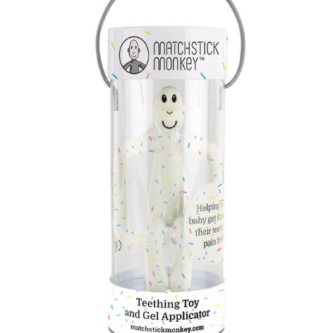 Matchstick Monkey Silikon Dis Kaşıyıcı - Monkey (Konfeti)