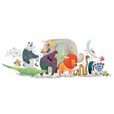 Djeco Dev Puzzle 36 Parça / Animal Parade