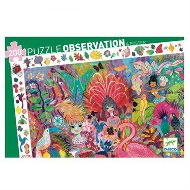 Djeco Klasik Puzzle 200 Parça / Rio Carnival