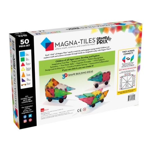 Magna-Tiles - Grand Prix 50 Parça