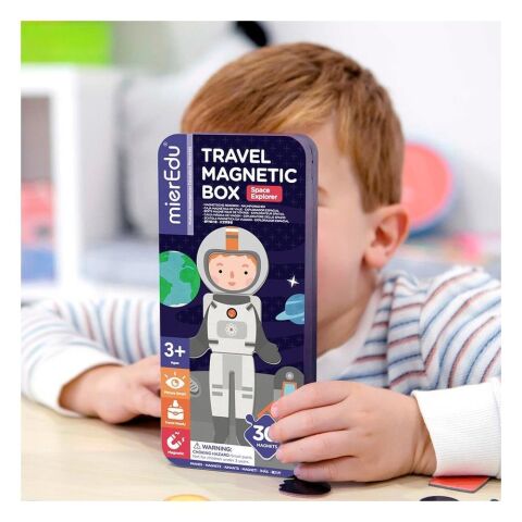 mierEdu - Manyetik Puzzle Kutusu - Uzay Maceraları