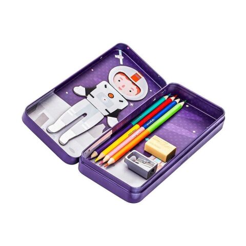 mierEdu - Manyetik Puzzle Kutusu - Uzay Maceraları