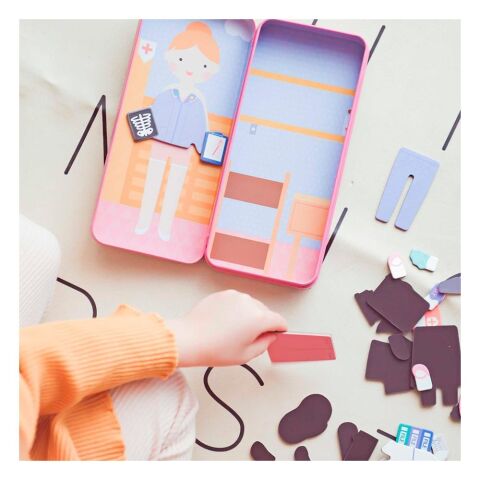 mierEdu - Manyetik Puzzle Kutusu - Sağlık Çalışanı