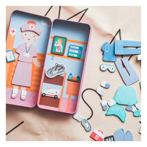 mierEdu - Manyetik Puzzle Kutusu - Sağlık Çalışanı