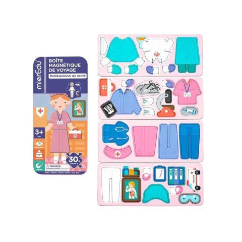 mierEdu - Manyetik Puzzle Kutusu - Sağlık Çalışanı