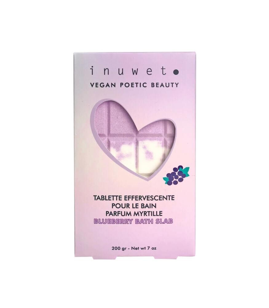 Inuwet Çikolata Tableti Şeklinde Banyo Topu Yaban Mersini