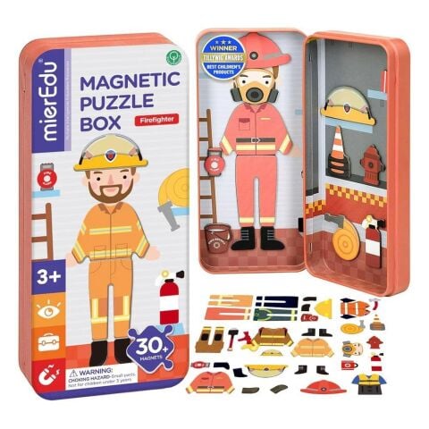 mierEdu - Manyetik Puzzle Kutusu - İtfaiyeci