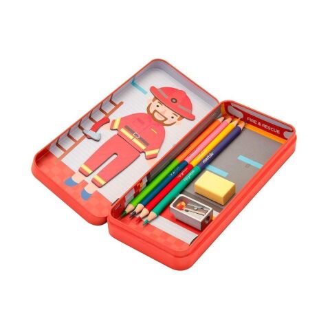 mierEdu - Manyetik Puzzle Kutusu - İtfaiyeci