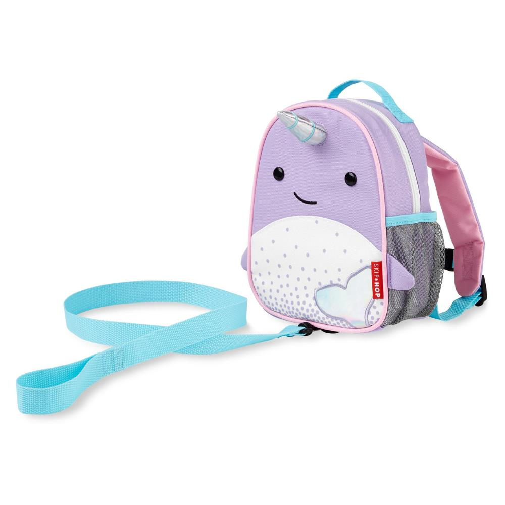 Skip Hop Çocuk Emniyet Kemerli Sırt Çantası - Narwhal