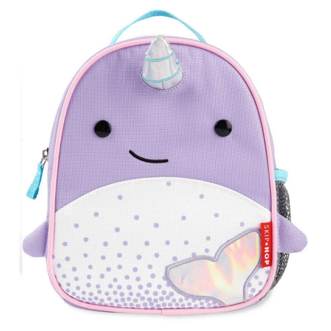 Skip Hop Çocuk Emniyet Kemerli Sırt Çantası - Narwhal