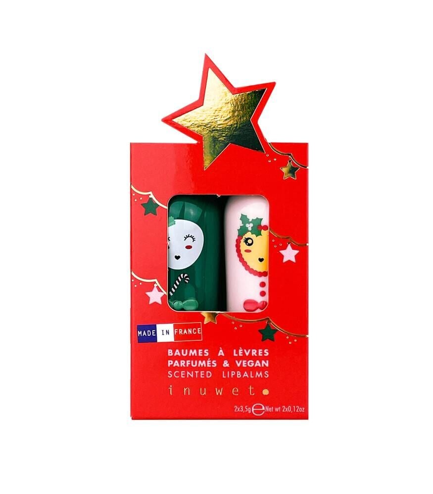 Inuwet Yıldız Figürlü 2li Dudak Nemlendiricisi Seti-Mango ve Pamuk Şekeri