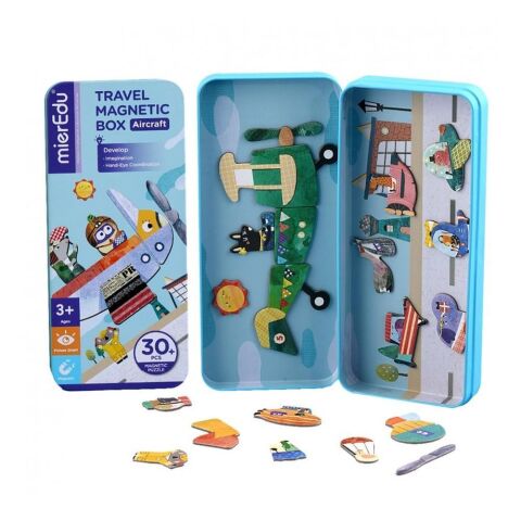 mierEdu - Manyetik Puzzle Kutusu - Hava Taşıtları