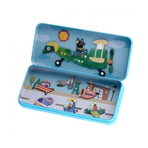 mierEdu - Manyetik Puzzle Kutusu - Hava Taşıtları