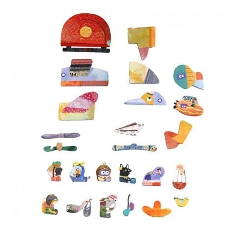 mierEdu - Manyetik Puzzle Kutusu - Hava Taşıtları