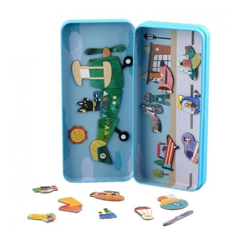 mierEdu - Manyetik Puzzle Kutusu - Hava Taşıtları