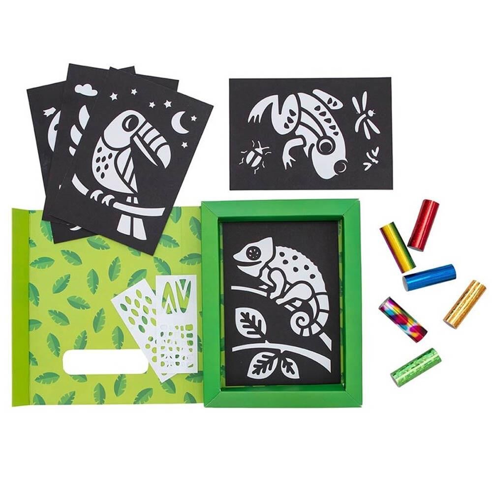 Tiger Tribe Folyo Sanatı / Rainforest - Foil Art