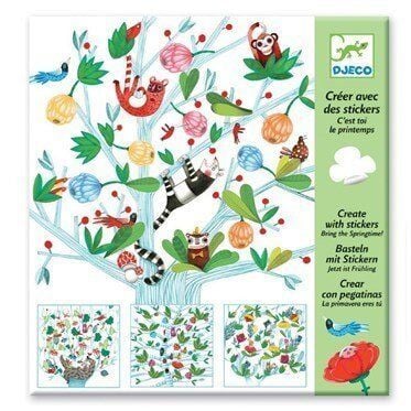Djeco Yapıştırma Kartları / Bring The Springtime!
