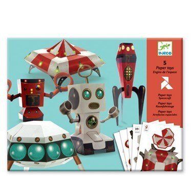 Djeco Kağıt Oyuncaklar / Spacecraft