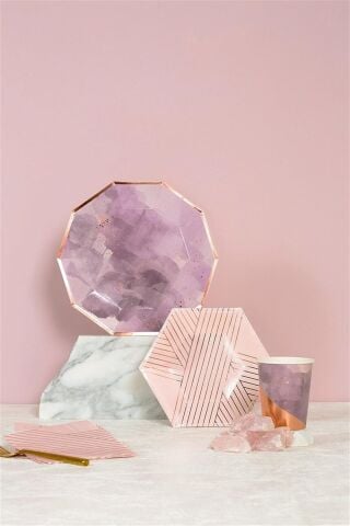 Harlow & Grey - Amethyst Peçete - 20'Li