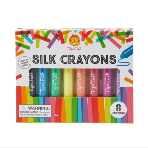 Tiger Tribe 8'li Pastel Boya Kalemi - Silk Crayons